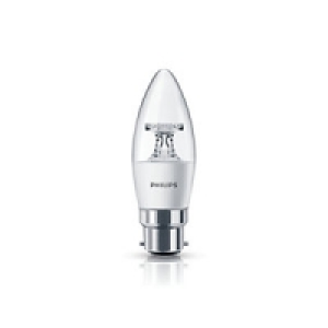 Philips 40W BC LED Clear Candle Bulb