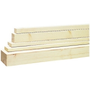 Wickes Whitewood PSE 44x94x2400mm Pack 3