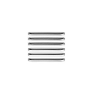 Wickes Glass Faceted Knobs Polished Chrome Finish 30mm 6 Pac £12.59