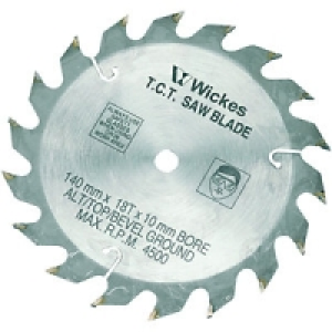 Wickes 30 Teeth Medium Cut Circular Saw Blade 140x10mm £9.99