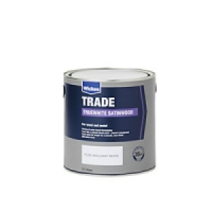 Wickes Truewhite Satin Paint - Pure Brilliant White 2.5L £19.99