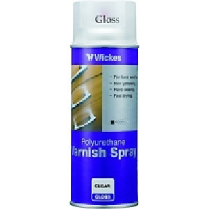 Wickes Spray Varnish Clear Gloss 400ml £6.99