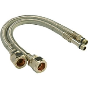 Wickes Flexible Monobloc Tap Connector 15 x 10 x 300mm Pack  £5.99