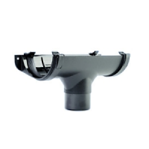 Wickes Black Cast Iron Effect Gutter Running Outlet £8.99
