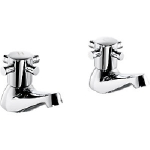 Wickes Orian Contemporary Bath Taps Chrome £31.25