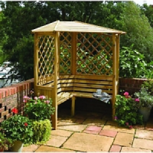 Rowlinson Balmoral Arbour 1.58x2.1x1.58m Natural