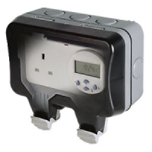 Masterplug IP66 13A Switched Timer Socket WP23TM24 £24.99