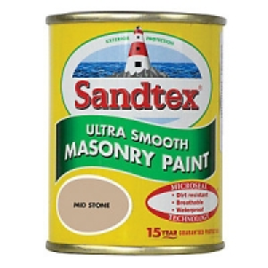 Sandtex Smooth Masonry Mid Stone 150ml £2.48