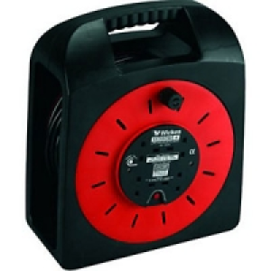 Wickes Easi Reel Cable Reel With Thermal Cutout 4 Sockets 50