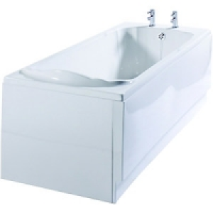 Wickes Veneto Single Ended Straight Bath White 1697mm £70.00