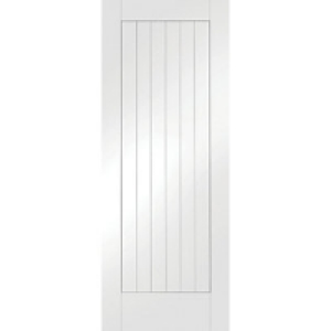Wickes Suffolk Internal Softwood Door White Primed 5 Panel 1