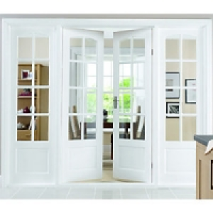 Wickes Newland Internal French Doors Pine Glazed 8 Lite 1981 £144.00