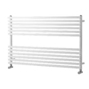 Wickes Invent Square Tube Horizontal White 600x1000mm Radiat