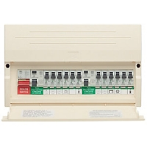MK 18 Way Populated Consumer Unit 1 x 80A 1 x 63A RCD