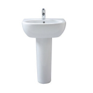 Wickes Trento Basin with Full Pedestal 600mm £379.00