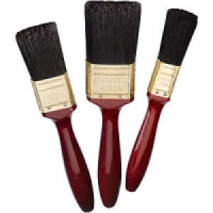 Wickes Mixed Bristle Paint Brush Set 3 Pack £16.99