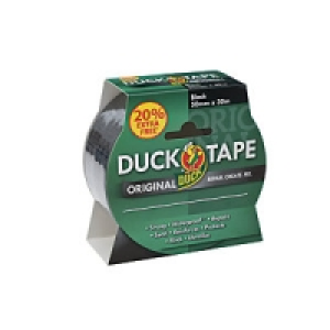 Duck Tape Original Black 50mmx25m With 20 % Extra Free