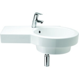 Wickes Sesto Offset Basin Right Hand 750mm
