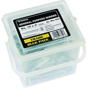 Wickes Twin Thread Screws No.10x76mm Pack 250 £5.29