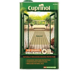 Cuprinol UV Guard Decking Oil Natural 5L £39.99