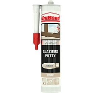 UniBond Glaziers Putty Cartridge Beige 300ml