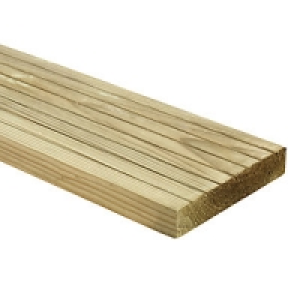 Wickes Decking Board 25 X 120mm X 2.4m £4.49