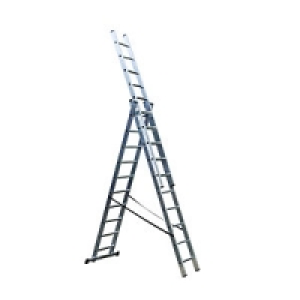 Wickes Professional 3 Section Combi Ladder 3.085m