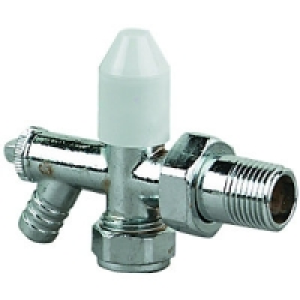 Wickes Radiator Valve With Drain Off 15mm £4.99