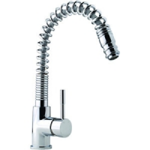 Wickes Spiralle Pull Out Mono Mixer Kitchen Sink Tap Chrome &pound;119.00