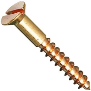Wickes Brass Wood Screws No.6x19mm Pack 20 £4.29