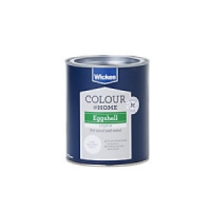 Wickes Eggshell Paint Brilliant White 750ml £10.99