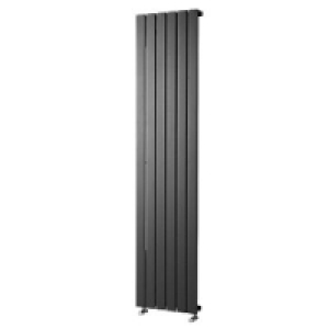 Wickes Haven Flat Panel Vertical Radiator Anthracite 1800x60