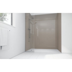 Wickes Coffee Acrylic 900 x 900mm 2 Sided Shower Panel Kit £850.00