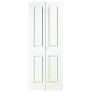 Wickes Stirling Internal Bi-Fold Door White Grained Moulded  £62.99