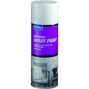 Wickes All Purpose Spray Paint Gloss White 400ml