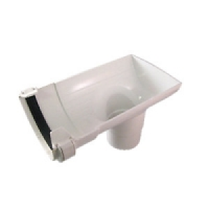 Wickes White Roundline Gutter Stopend Outlet £3.69