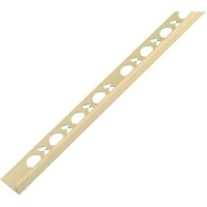 Wickes Tile Trim Soft Cream PVC 9mmx2.44m £4.99