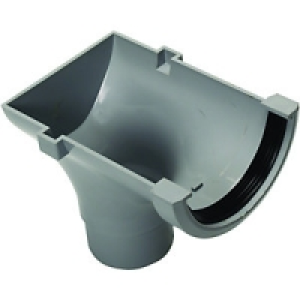 Wickes Grey Minline Gutter External Outlet £3.99