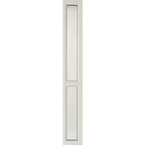 Wickes Sunningdale Side Lite Panel Glass/Glass White 2085 x