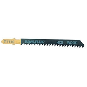 Rawlplug W3RC Rough Cut Jigsaw Blade For Wood Pack 5 £2.49