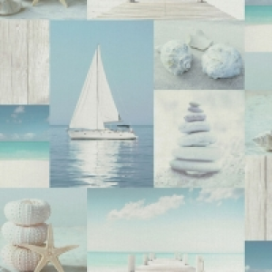 Wilko  Coastal Marine Wallpaper