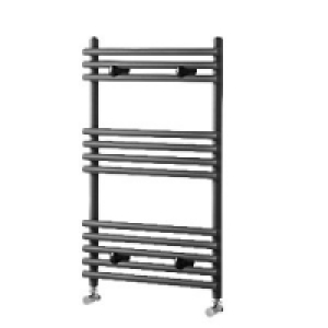 Liquid Round Vertical Anthracite 1200x500mm Radiator £199.00