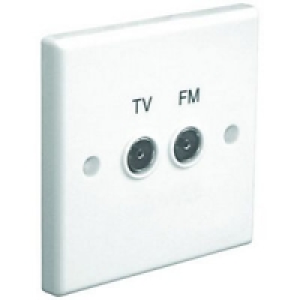 Wickes UHF/VHF Diplexed Coaxial Flush Outlet £4.98