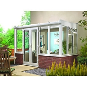 Wickes  Wickes Traditional Conservatory T3 Dwarf Wall White 2530x246
