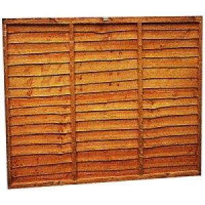 Wickes Overlap Fence Panel 1.8m x 1.8m Autumn Gold