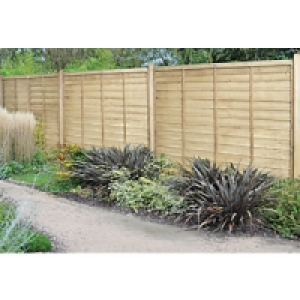 Wickes Pressure Treated Overlap Fence Panel 1.8mx0.9m 5 Pack £109.95