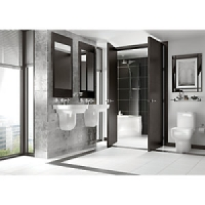 Wickes  Wickes Geneva White Satin Ceramic Floor Tile 330x330mm