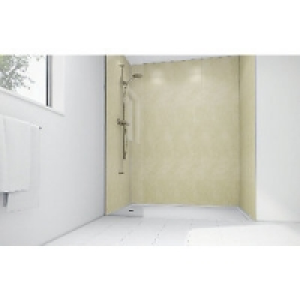 Wickes Chalk LAMINATE1700 x 900mm 2 Sided Shower Panel Kit £600.00