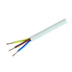 Wickes 3 Core Flex Cable 0.75mm x 7.5m White £15.74