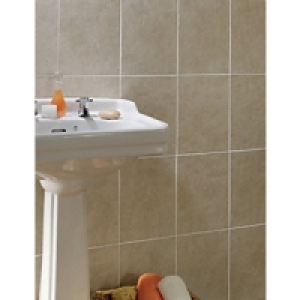 Wickes Vienna Taupe Matt Ceramic Wall Tile 250x330mm